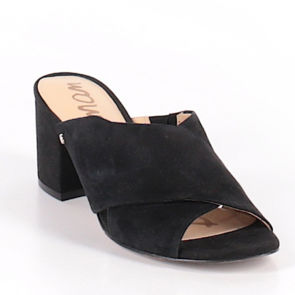 Sam Edelman - Stanley Slide Sandal - Black Suede.